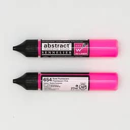 Лінер акриловий Sennelier Abstract, 3D, 27 мл, Флуоресцентний рожевий (Fluo Pink)