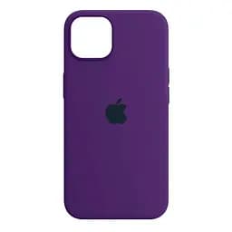 Силиконовый противоударный чехол-накладка для Apple iPhone 15 Plus, панель с защитой всего корпуса, софт-тач, purple, ArmorStandart (ARM69863)