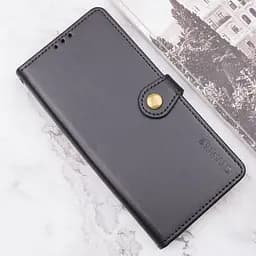 Шкіряний чохол-книжка GETMAN Gallant (PU) для Samsung Galaxy A26 5G Чорний - мініатюра 5