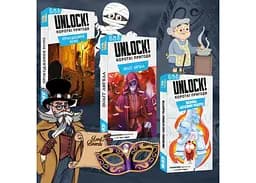Настольная игра Lords of Boards Unlock! Короткие приключения. Тайны бабушкиных рецептов + Пробуждение мумии + Полет ангела (укр.) (LOB2348UA+1)
