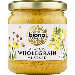 Горчица Biona Organic Wholegrain Mustard цельнозерновая органическая 200 г