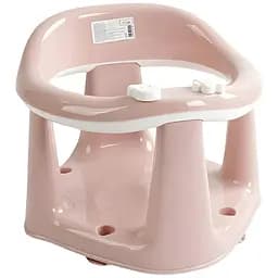 Сиденье для ванны 11120 с поддержкой в пакете розовое