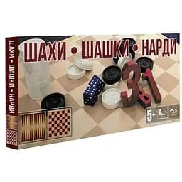 Набір 3 в 1 Шашки S0003