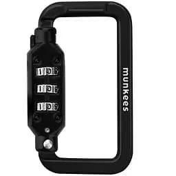 Карабин Munkees 35942 Combi Lock Carabiner Square Черный