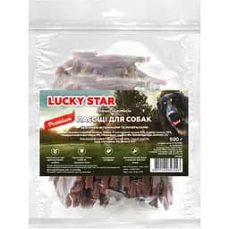 Лакомства для собак Lucky Star Винтовые палочки из куриной печени 500 г