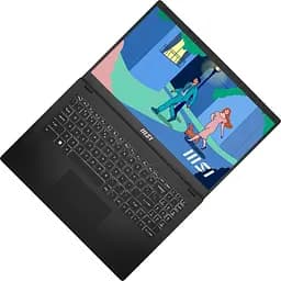 Ноутбук MSI Modern 15 B7M-284 (0015HK-284) Black [Windows 11 Home, QWERTZ, DE клавіатура] - мініатюра 2