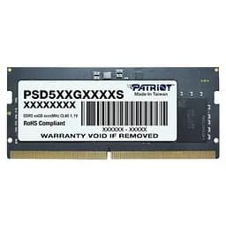 Модуль пам`яті SO-DIMM DDR5 32GB/4800 Patriot Signature Line (PSD532G48002S) - мініатюра 2