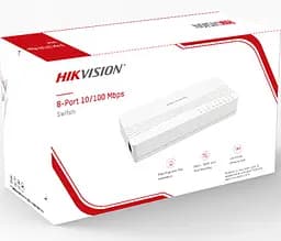 Комутатор Hikvision 8 портів некерований (DS-3E0108D-E) - мініатюра 4