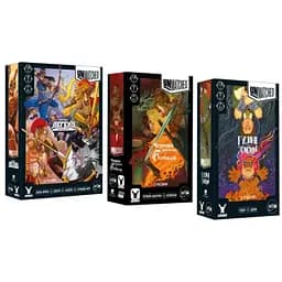 Настольная игра Geekach Games Unmatched: Битва легенд. Часть вторая + Красная Шапочка против Беовульфа + Гудини против Джина (укр.) (GKCH053UM2+2)