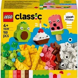 Конструктор  LEGO Classic Творчі друзі з їжею 150 деталей (11039)