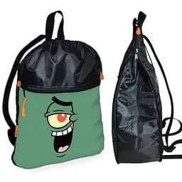 Рюкзак-мішок для взуття, спортивної форми Губка Боб дитяча сумка для змінки з розширювачем (01226)