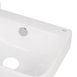 Умивальник Qtap Tern 450x250x158 White QT1711H02RW, Білий - мініатюра 5