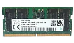 Модуль пам'яті Hynix DDR5 16GB SODIMM 4800 (HMCG78AEBSA095N AA) Б/в