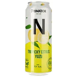 Пиво безалкогольное Primator Yuzu светлое, ж/б, 0.5 л