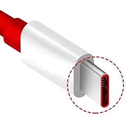 Кабель Dash / Warp Fast Charge 80W / 10A 1m USB на Type-C для OnePLus red - мініатюра 3