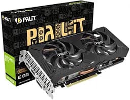Відеокарта Palit GTX 1660 6Gb Super GamingPro OC (NE6166SS18J9-1160A-1) (GDDR6, 192 bit, PCI-E 3.0 x16) Б/в - мініатюра 6