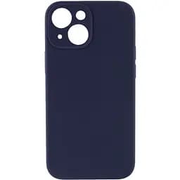 Чохол Epik Silicone Case Full Camera Protective (AA) NO LOGO для Apple iPhone 13 (6.1) Темно-синій / Midnight blue