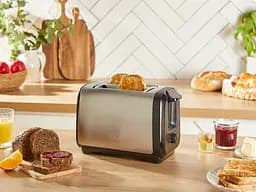 Тостер Subito 1100Вт, розморожування, щипці, нерж. сталь, чорний Tefal kuh0014896 - мініатюра 7