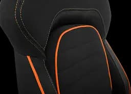 Геймерське крісло GT Racer чорне з помаранчевим (X-2569 Black/Orange) - мініатюра 7