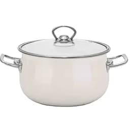 Кастрюля Idea Home White с крышкой, 22 см, 5 л (6832893)