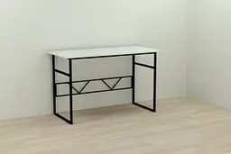 Комп'ютерний стіл Ferrum-decor Райан 75x120x60 чорний ДСП Білий 16мм (FRD-103681) - мініатюра 4
