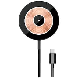 Беспроводное зарядное устройство Wiwu Wi-W007 Strong Magnetic Adsorption with MagSafe Grey (6976195091571) [99970]