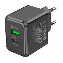 Адаптер мережевий HOCO Ocean charger CS14A 20W чорний - мініатюра 6