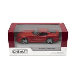 Металева інерційна легкова модель Dodge SRT Viper GTS 5", відкриваються двері - мініатюра 2