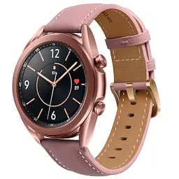 Ремінець для Xiaomi Amazfit GTS 2 - коричнево-рожевий Watchbands Standart ширина кріплення 20мм розмір L шкіряний (WB1258404) - мініатюра 2