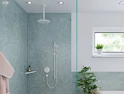 Поличка кутова Hansgrohe AddStoris 14.8 х14.8 x 30.5 см Matt White 41741700, Білий матовий - мініатюра 7