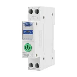 Розумний автоматичний вимикач з Wi-Fi (Tuya) TOMZN TOB9S-VAP 63A з моніторингом енергоспоживання та захисним реле напруги (51-00122) - мініатюра 1