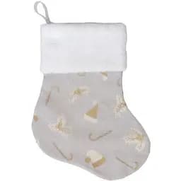 Чобіток декоративний Прованс Шапочки на бежевому 34х26 см (37542)