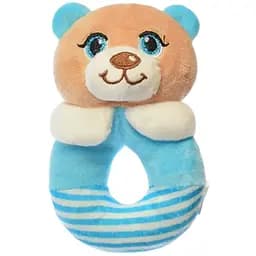 Погремушки для новорожденных Limo Toy A8173 мягконабивная 14 см Голубой Мишка