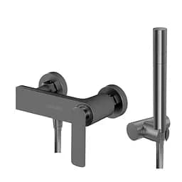 Смеситель для душа Kohlman Experience graphite настенный KPL-QW120EG Графит