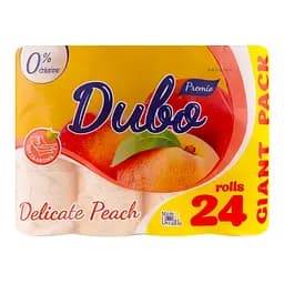 Туалетний папір Диво Premio Delicate Peach, тришаровий, 24 рулони - мініатюра 3