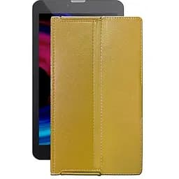 Чохол StatusCASE з екошкіри для планшету Pixus Touch 7 3G Золотий
