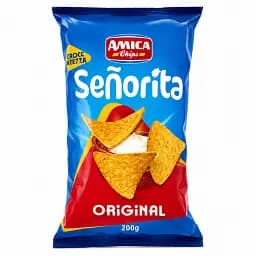 Кукурудзяні чіпси Amica Tortilla Chips Natural 200 г