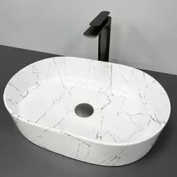 Умивальник VBI Verona 50 marmo накладний VBI-011313, Мармур