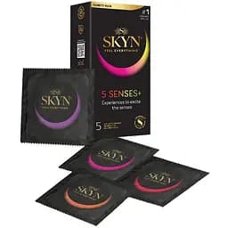 Презервативи безлатексні Skyn 5 Senses (5 шт.)