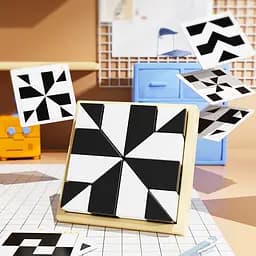 Настільна інтерактивна гра Ummi ME-149 Hidden Black and White Blocks Black / White - мініатюра 4