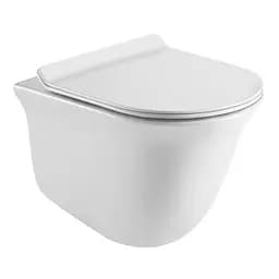 Унитаз подвесной Volle Avila Rimless 13-66-051 с сидением Soft Close Slim, Белый
