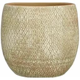Кашпо Edelman Madeira pot round 18 см кремовое (1167494)