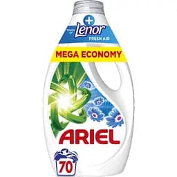 Гель для прання Ariel Дотик свіжого повітря Lenor 70 циклів прання 3.15 л