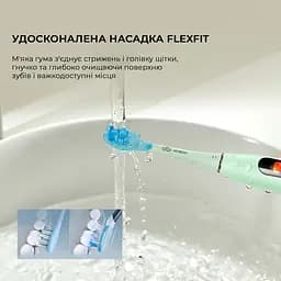 Електрична зубна щітка Oclean X Ultra Set OLED Green - мініатюра 5