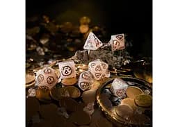 Набір кубиків Dragons Dice Set: Quartz , 7 шт. (SDRA09) - мініатюра 4