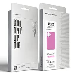 Силиконовый чехол с MagSafe для Apple iPhone 16, ICON2 MagCase, фиолетовый, противоударный, панель с мягкой подкладкой, защита всего корпуса, поддержка беспроводной зарядки, совместим с защитными стеклами и пленками, ArmorStandart (ARM80182) - мініатюра 10