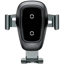 Автотримач Baseus Metal Wireless Charger Gravity Car Mount Tarnish із бездротовою зарядкою (WXYL-B0A) [64547]