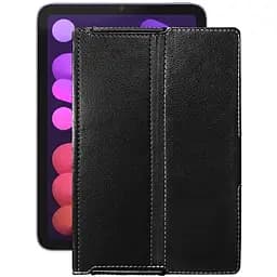 Чохол StatusCASE з екошкіри для планшету Apple iPad Mini 6 2021 Чорний матовий
