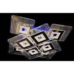 LED люстра світильник з пультом і підсвічуванням Linisoln 2726-4+4A CH - мініатюра 2