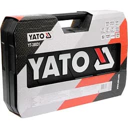 Набір головок торцевих Yato квадрат 1/2", 3/8", 1/4" з інструментами та насадками 111 шт. (YT-38831) - мініатюра 4